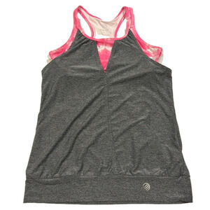 MPG Gray and Pink Tank Top